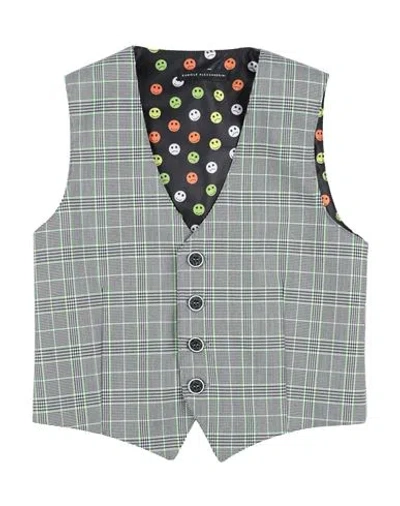 Daniele Alessandrini Babies'  Toddler Boy Tailored Vest Lime Green Size 5 Polyester, Polyamide