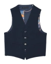 Daniele Alessandrini Toddler Boy Tailored Vest Midnight Blue Size 7 Polyester, Viscose, Elastane In Blue