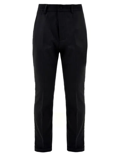 Daniele Alessandrini Trousers Blue In Black
