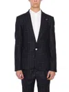 Daniele Alessandrini Wool Single-breasted Jacket In Black