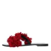 Daniele Ancarani Sandals Red In Rosso Vivaci