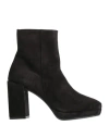 Daniele Ancarani Woman Ankle Boots Black Size 12 Soft Leather