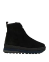 Daniele Ancarani Woman Ankle Boots Black Size 11 Soft Leather In Black