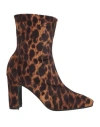 Daniele Ancarani Woman Ankle Boots Black Size 8 Textile Fibers