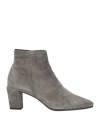 Daniele Ancarani Woman Ankle Boots Grey Size 6 Leather
