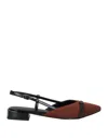 Daniele Ancarani Ballet Flats In Brown