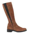Daniele Ancarani Woman Knee Boots Brown Size 11 Soft Leather