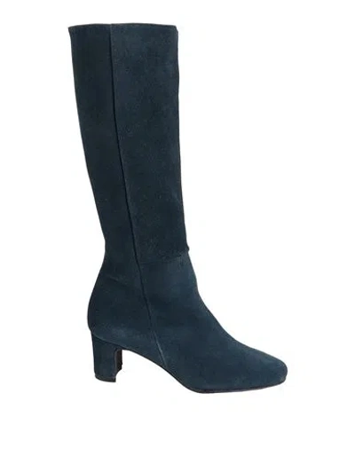 Daniele Ancarani Woman Boot Midnight Blue Size 6 Soft Leather