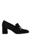 Daniele Ancarani Woman Loafers Black Size 6 Soft Leather