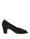 Daniele Ancarani Woman Pumps Black Size 5 Leather