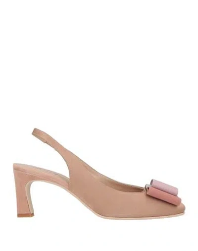 Daniele Ancarani Woman Pumps Blush Size 8 Textile Fibers In Pink