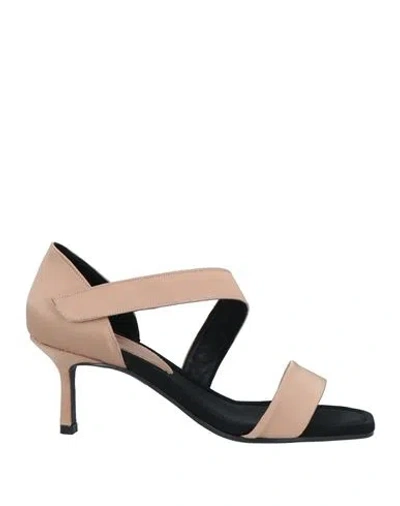 Daniele Ancarani Woman Sandals Blush Size 6 Textile Fibers In Pink