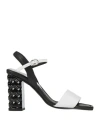 Daniele Ancarani Woman Sandals White Size 7 Leather In White