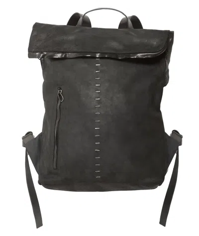 Daniele Basta Leather Backpack In Black