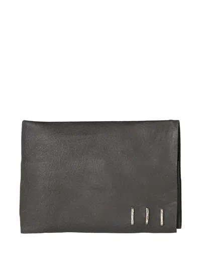 Daniele Basta Staples-details Leather Wallet In Black