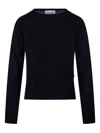 Daniele Fiesoli Asymmetric Draped Sweater In Animal Print