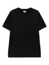 Daniele Fiesoli Black Crewneck Solid T-shirt In Black