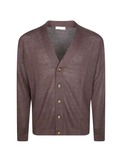 Daniele Fiesoli Button V-neck Cardigan In Red