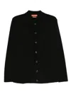 Daniele Fiesoli Buttoned Pocketed Cardigan In Black