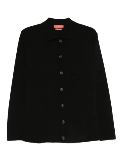 Daniele Fiesoli Buttoned Pocketed Cardigan In Black