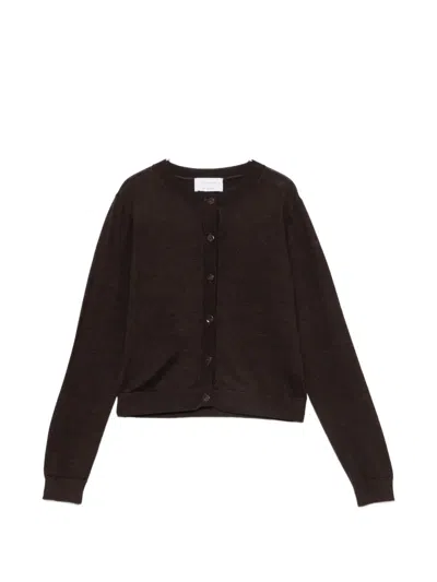 Daniele Fiesoli Button-up Knitted Cardigan In Brown
