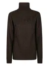 Daniele Fiesoli Cable-knit Roll-neck Sweater In Brown