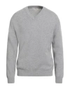 Daniele Fiesoli Cashmere Upcycled Man Sweater Grey Size Xl Cashmere