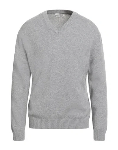 Daniele Fiesoli Cashmere Upcycled Man Sweater Grey Size Xl Cashmere