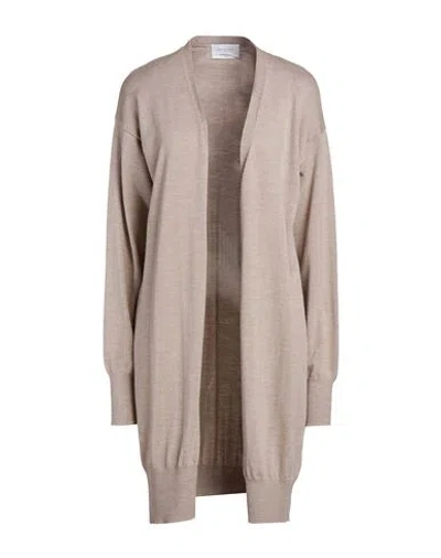 Daniele Fiesoli Collezione N_01 Woman Cardigan Beige Size L Merino Wool