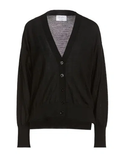 Daniele Fiesoli Collezione N_01 Woman Cardigan Black Size M Merino Wool