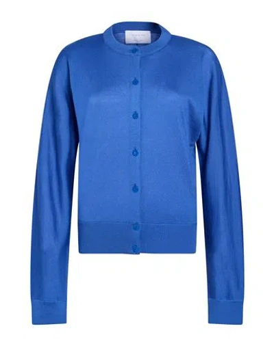 Daniele Fiesoli Collezione N_01 Woman Cardigan Bright Blue Size M Merino Wool
