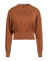 Daniele Fiesoli Collezione N_01 Woman Cardigan Brown Size M Cotton In Brown