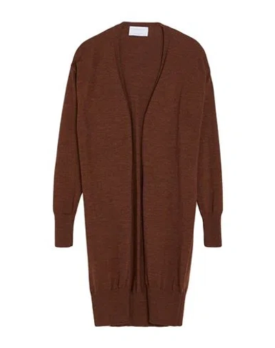 Daniele Fiesoli Collezione N_01 Woman Cardigan Brown Size S Merino Wool