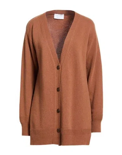 Daniele Fiesoli Collezione N_01 Woman Cardigan Brown Size S Wool, Cashmere