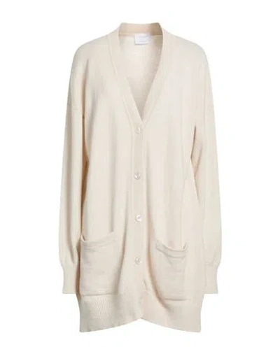 Daniele Fiesoli Collezione N_01 Woman Cardigan Ivory Size M Merino Wool, Cashmere In White