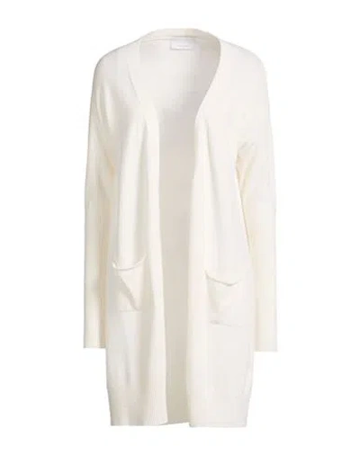 Daniele Fiesoli Collezione N_01 Woman Cardigan Ivory Size M Merino Wool, Cashmere In White