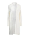 Daniele Fiesoli Collezione N_01 Woman Cardigan Ivory Size S Linen, Organic Cotton In White