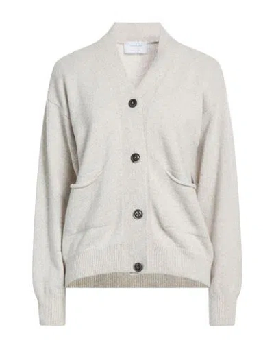 Daniele Fiesoli Collezione N_01 Woman Cardigan Light Grey Size S Merino Wool In Gray