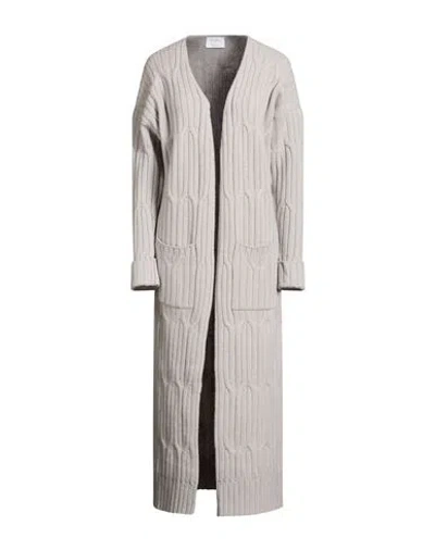 Daniele Fiesoli Collezione N_01 Woman Cardigan Light Grey Size S Wool, Cashmere In Gray