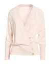 Daniele Fiesoli Collezione N_01 Woman Cardigan Light Pink Size S Merino Wool, Silk In Pink