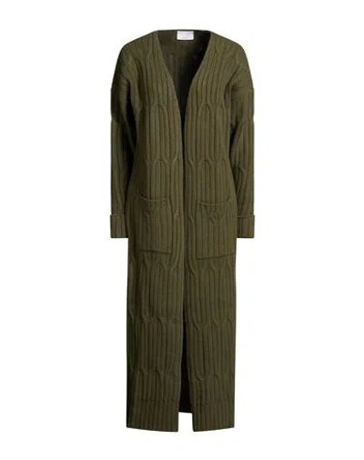 Daniele Fiesoli Collezione N_01 Woman Cardigan Military Green Size S Wool, Cashmere
