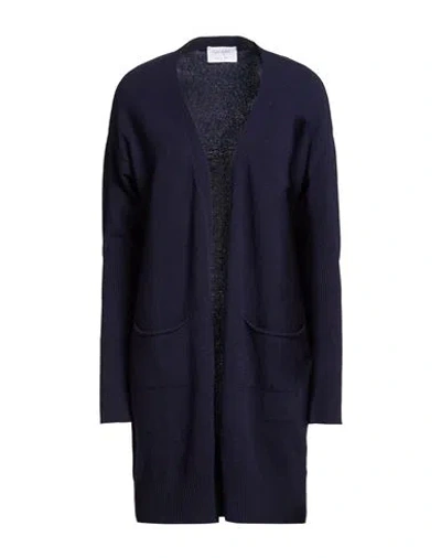 Daniele Fiesoli Collezione N_01 Woman Cardigan Navy Size M Merino Wool, Cashmere In Blue
