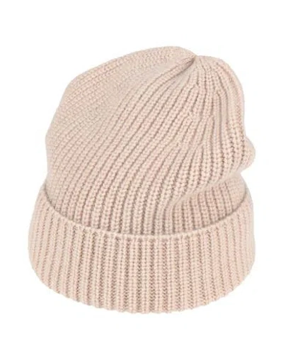 Daniele Fiesoli Collezione N_01 Woman Hat Beige Size Onesize Cashmere In Brown