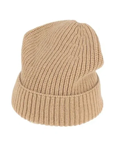 Daniele Fiesoli Collezione N_01 Woman Hat Khaki Size Onesize Cashmere In Brown