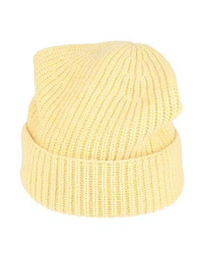 Daniele Fiesoli Collezione N_01 Woman Hat Pastel Yellow Size Onesize Cashmere