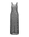 Daniele Fiesoli Collezione N_01 Woman Maxi Dress Black Size L Organic Cotton, Polyamide