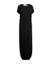 Daniele Fiesoli Collezione N_01 Woman Maxi Dress Black Size L Viscose, Polyamide In Black