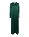 Daniele Fiesoli Collezione N_01 Woman Maxi Dress Dark Green Size Xs Viscose, Elastane In Green