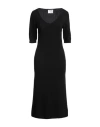 Daniele Fiesoli Collezione N_01 Woman Midi Dress Black Size M Wool, Cashmere