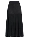Daniele Fiesoli Collezione N_01 Woman Midi Skirt Black Size L Cotton